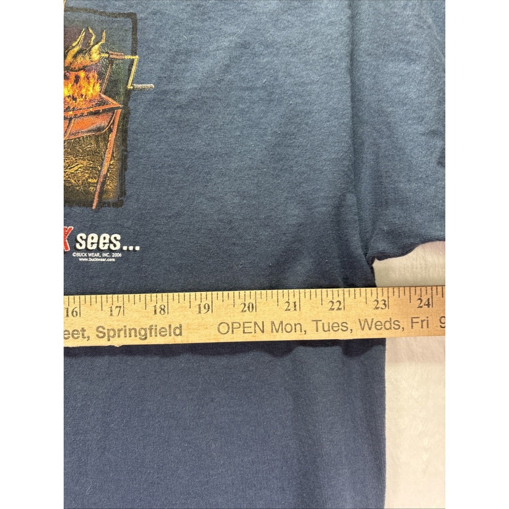 Gildan Vintage Mens XL Blue What You See Redneck Sees Graphic Funny T Shirt 2006 - Picture 5 of 8